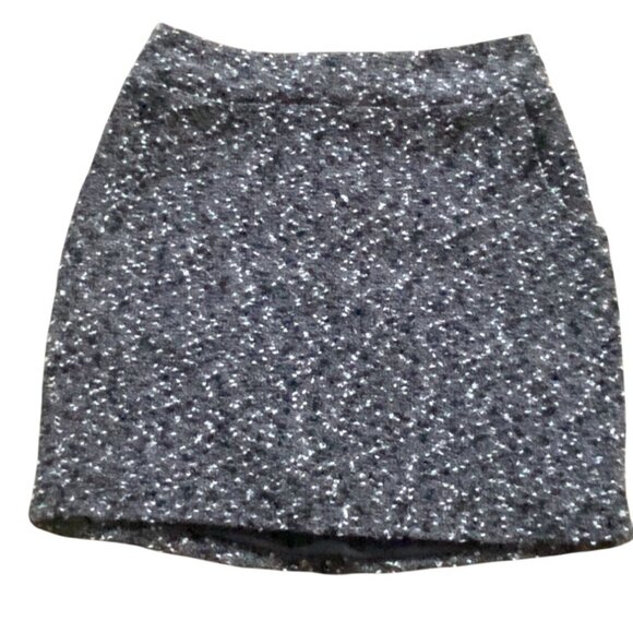 Forever 21 Textured Knit Mini Skirt W/ Pockets-Black/White-Size Small-GUC - Picture 1 of 6
